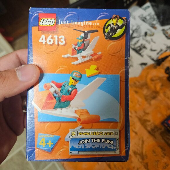 LEGO Jack Stone Super Glider 4612 Turbo Chopper 4613 Vehicle Sets Crewman - Picture 7 of 12